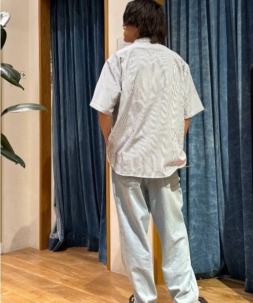 BAYFLOW(ベイフロー)の「コットンリネンデニムバギーパンツ(デニムパンツ・メンズ・ブルー/ライトブルー・LARGE/MEDIUM)」の16枚目の写真