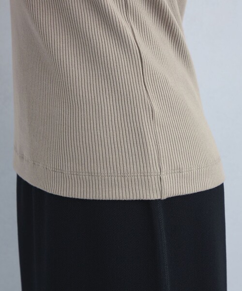 green label relaxing（グリーンレーベルリラクシング）の「バーネック キャミソール タンクトップ（キャミソール・レディース・モカ/ブラック/オフホワイト・FREE）」の10枚目の写真