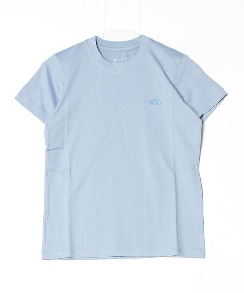 THE NORTH FACE(ザノースフェイス)の「ザ ノース フェイス THE NORTH FACE S/S Small Logo Tee_ショートスリーブスモールロゴティー(Tシャツ/カットソー・レディース・ブラック/ブルー/ホワイト・S/M/L/XL)」の3枚目の写真