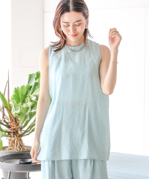 LEPSIM（レプシィム）の「バックオープンノースリブラウス　117919（シャツ/ブラウス・レディース・ベージュ/ライトブルー/ブラック・FREE）」の7枚目の写真