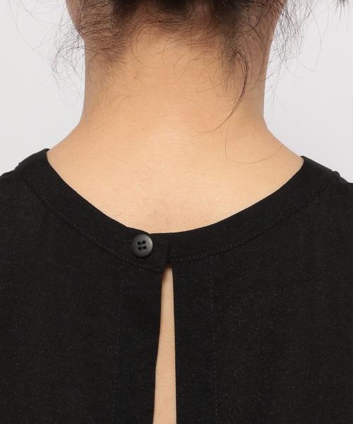 LEPSIM（レプシィム）の「バックオープンノースリブラウス　117919（シャツ/ブラウス・レディース・ベージュ/ライトブルー/ブラック・FREE）」の20枚目の写真