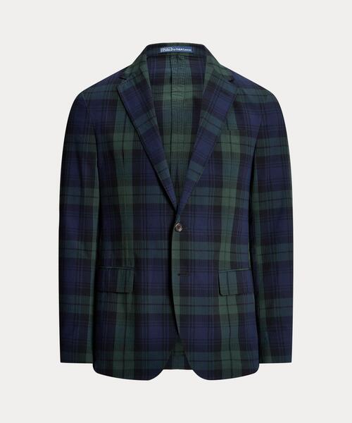 ポロバイラルフローレン イタリア製 テーラードジャケット シアサッカー チェック POLO RALPH LAUREN(ポロ ラルフ ローレン)の「Polo ソフト