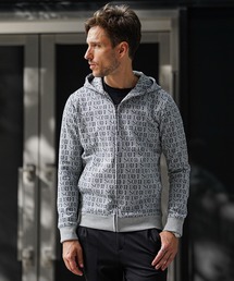 SOMEDIFF（サムディフ）の「【SOMEDIFF】総柄ジャガードフルジップパーカー メンズ（パーカー）」