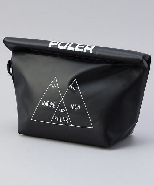 POLeR（ポーラー）の「POLeR/ポーラー HIGH&DRY PVC LUNCH CARRY BAG（エコバッグ/サブバッグ・メンズ・ブラック/グリーン/オレンジ・ONE SIZE）」の2枚目の写真