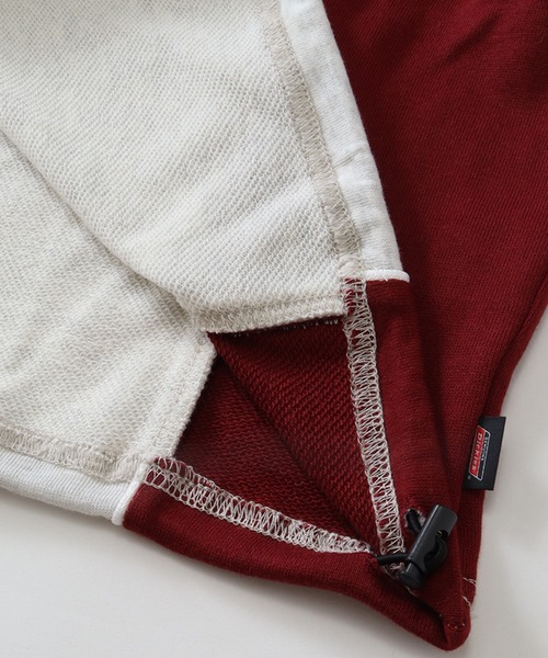 Dickies(ディッキーズ)の「【GENUINE DICKIES/ジェニュインディッキーズ】ショート丈 ハーフジップ プルオーバー(スウェット・レディース・サックスブルー/ブラック/オートミール・L/M)」の12枚目の写真