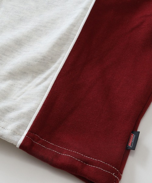 Dickies(ディッキーズ)の「【GENUINE DICKIES/ジェニュインディッキーズ】ショート丈 ハーフジップ プルオーバー(スウェット・レディース・サックスブルー/ブラック/オートミール・L/M)」の10枚目の写真