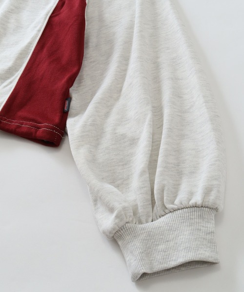 Dickies(ディッキーズ)の「【GENUINE DICKIES/ジェニュインディッキーズ】ショート丈 ハーフジップ プルオーバー(スウェット・レディース・サックスブルー/ブラック/オートミール・L/M)」の11枚目の写真