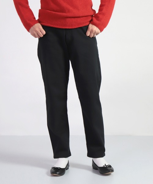 D.M.G.（ドミンゴ）の「[D.M.G / ディーエムジー] COZY FLEECE BJORN レグレットパンツ（その他パンツ・レディース・ブラック/オリーブ/ベージュ・L/S/SS/M）」の2枚目の写真