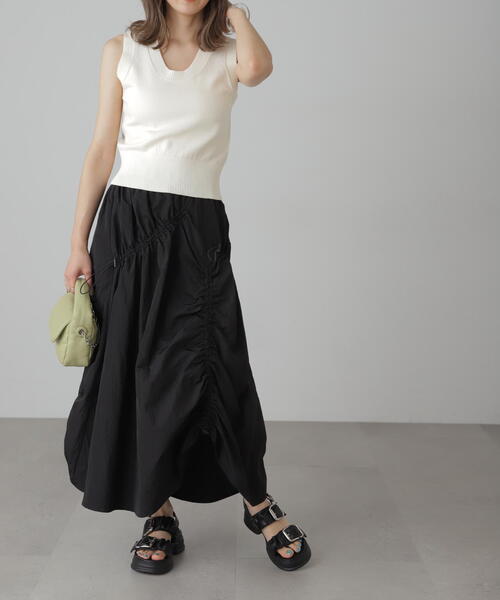 FREE'S MART（フリーズマート）の「◆Uネックノースリーブニット（ニット/セーター・レディース・ホワイト/レッド/グレー・FREE）」の19枚目の写真