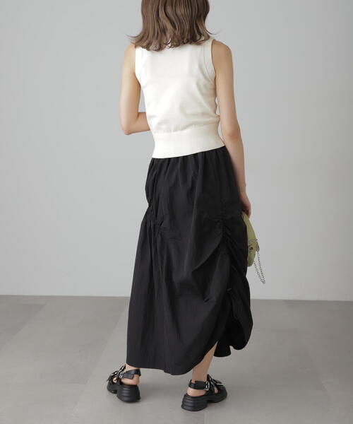 FREE'S MART（フリーズマート）の「◆Uネックノースリーブニット（ニット/セーター・レディース・ホワイト/レッド/グレー・FREE）」の16枚目の写真