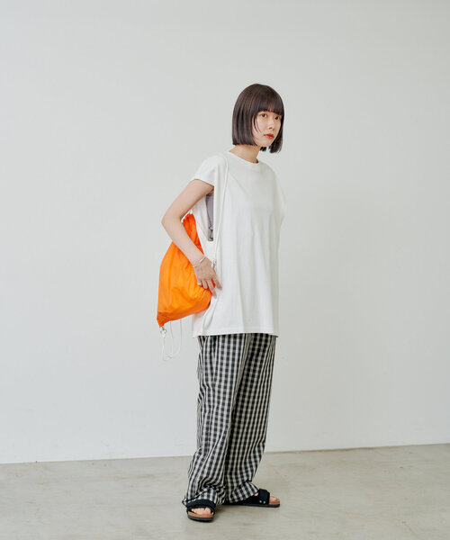 WHIMSIC（ウィムジック）の「【UNISEX】ナイロンナップサック（バックパック/リュック・メンズ・ホワイト/ブルー/オレンジ・ONESIZE）」の18枚目の写真