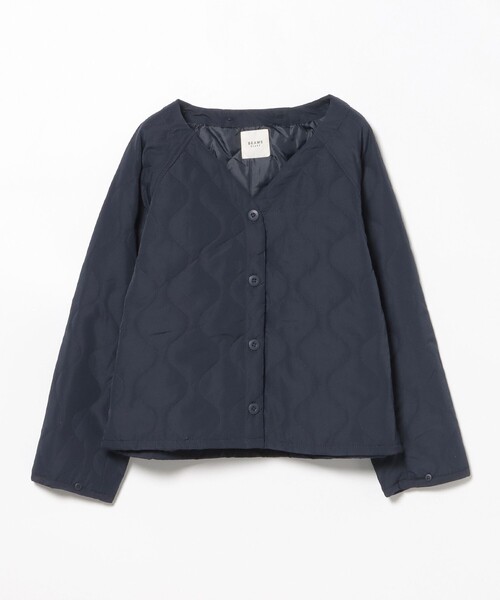 BEAMS HEART（ビームスハート）の「キルティングライナー モッズブルゾン（ブルゾン・レディース・ネイビー/ブラック/オリーブ・FREE）」の18枚目の写真