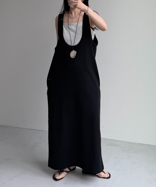 wee9s（ウィークス）の「2way jump skirt / 前後ツーウェイジャンプスカート（ワンピース・レディース・ブラック・FREE）」の7枚目の写真