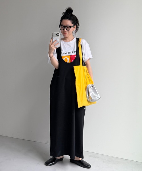 wee9s（ウィークス）の「2way jump skirt / 前後ツーウェイジャンプスカート（ワンピース・レディース・ブラック・FREE）」の11枚目の写真