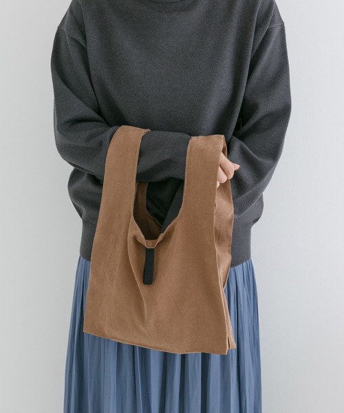 URBAN RESEARCH DOORS（アーバンリサーチドアーズ）の「DOORS LIVING PRODUCTS　コンビニバッグ（エコバッグ/サブバッグ・レディース・チャコールグレー/ブラウン・-）」の3枚目の写真