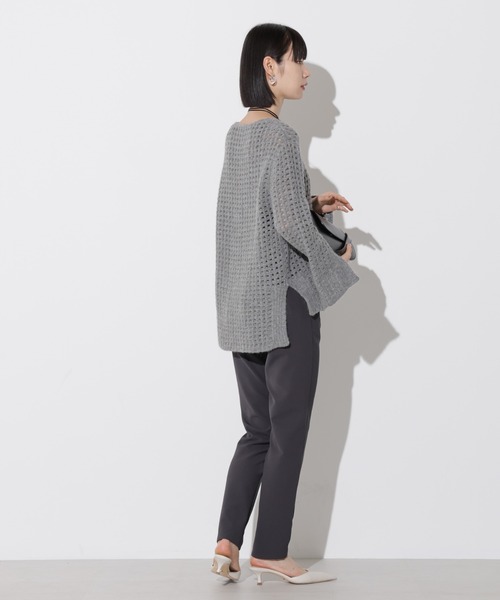 Apo(s)ture(アポスチャー)の「OLIVIA-001/合繊スリムパンツ(その他パンツ・レディース・ブラック/ベージュ/チャコール/グリーン・XS/S/M/L/XL)」の9枚目の写真