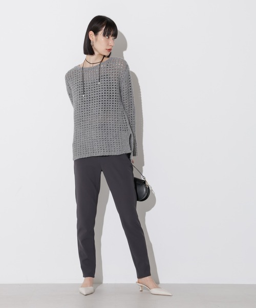 Apo(s)ture(アポスチャー)の「OLIVIA-001/合繊スリムパンツ(その他パンツ・レディース・ブラック/ベージュ/チャコール/グリーン・XS/S/M/L/XL)」の11枚目の写真