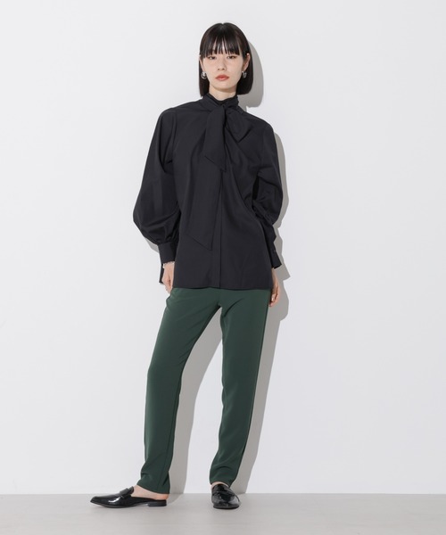 Apo(s)ture(アポスチャー)の「OLIVIA-001/合繊スリムパンツ(その他パンツ・レディース・ブラック/ベージュ/チャコール/グリーン・XS/S/M/L/XL)」の13枚目の写真