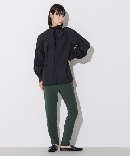 Apo(s)ture(アポスチャー)の「OLIVIA-001/合繊スリムパンツ(その他パンツ・レディース・ブラック/ベージュ/チャコール/グリーン・XS/S/M/L/XL)」の18枚目の写真