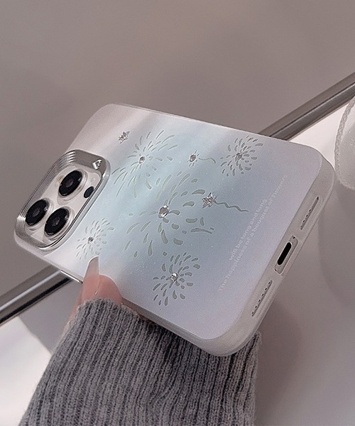 オーロラケース ストラップ付き iPhone15 15Pro iPhoneケース