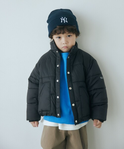 green label relaxing（グリーンレーベルリラクシング）の「ナカワタ カラー ブルゾン / キッズ 100cm-130cm（ブルゾン・キッズ・オレンジ/ケリーグリーン/コバルトブルー/ブラック・100cm/110cm/120cm/130cm）」の2枚目の写真