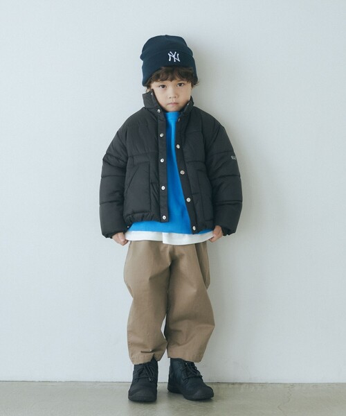 green label relaxing（グリーンレーベルリラクシング）の「ナカワタ カラー ブルゾン / キッズ 100cm-130cm（ブルゾン・キッズ・オレンジ/ケリーグリーン/コバルトブルー/ブラック・100cm/110cm/120cm/130cm）」の6枚目の写真