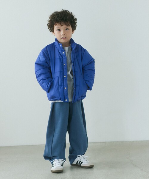 green label relaxing（グリーンレーベルリラクシング）の「ナカワタ カラー ブルゾン / キッズ 100cm-130cm（ブルゾン・キッズ・オレンジ/ケリーグリーン/コバルトブルー/ブラック・100cm/110cm/120cm/130cm）」の8枚目の写真