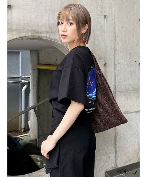 MURUA（ムルーア）の「【ディズニーコレクション】ピーター・パン/ストーリーTシャツ（Tシャツ/カットソー・レディース・ブラック/ホワイト・FREE）」の16枚目の写真