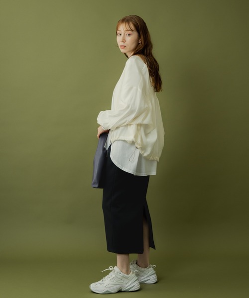 malla（マーラ）の「malla　ダブルエアー楽々スカート（スカート・レディース・ブラック/グレー・FREE）」の18枚目の写真