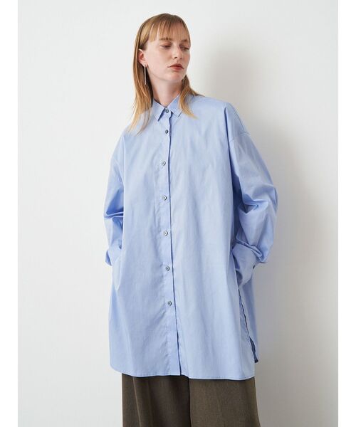 ELENDEEK（エレンディーク）の「スリットビッグシャツ（シャツ