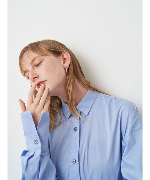 ELENDEEK（エレンディーク）の「スリットビッグシャツ（シャツ