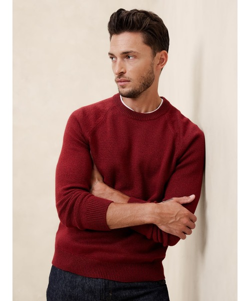 BANANA REPUBLIC FACTORY STORE(バナナリパブリック ファクトリーストア)の「BANANA REPUBLIC FACTORY STORE コージー エッセンシャル セーター(ニット/セーター・メンズ・ブラック/その他/ナチュラル/ネイビー/レッド系その他/イエロー系その他・S/M/L/XL)」の5枚目の写真