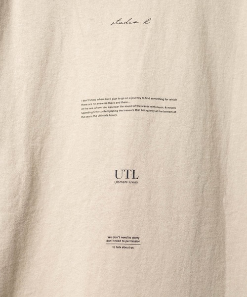 ARCHIVER(アーカイバ)の「【69】【ミドルウェイト】プリント ショートスリーブ コットンTシャツ(Tシャツ/カットソー・レディース・ホワイト/ブラック/ベージュ・MEDIUM/LARGE)」の9枚目の写真