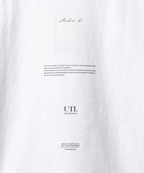 ARCHIVER(アーカイバ)の「【69】【ミドルウェイト】プリント ショートスリーブ コットンTシャツ(Tシャツ/カットソー・レディース・ホワイト/ブラック/ベージュ・MEDIUM/LARGE)」の10枚目の写真