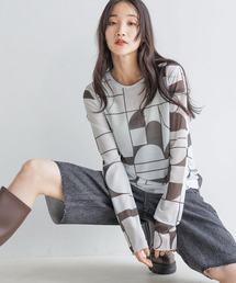 LOWRYS FARM | シアーアソートクルーLS 142651(Tシャツ/カットソー)