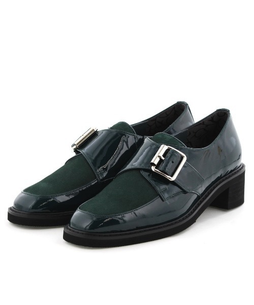 HIMIKO（ヒミコ）の「【Made in Japan】モンクストラップシューズ/641308（パンプス・レディース・グリーン/ブラック/グレー・25.0cm/24.5cm/24.0cm/23.5cm/23.0cm/22.5cm/22.0cm/21.5cm/26.0cm/25.5cm/26.5cm）」の14枚目の写真