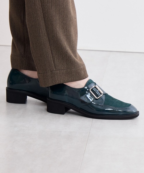HIMIKO（ヒミコ）の「【Made in Japan】モンクストラップシューズ/641308（パンプス・レディース・グリーン/ブラック/グレー・25.0cm/24.5cm/24.0cm/23.5cm/23.0cm/22.5cm/22.0cm/21.5cm/26.0cm/25.5cm/26.5cm）」の18枚目の写真
