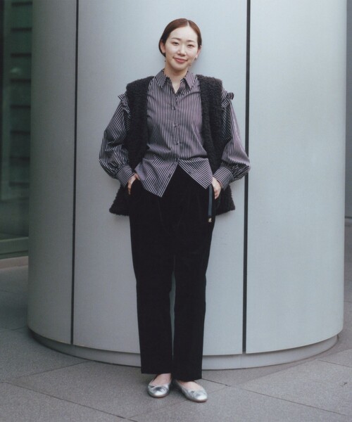 B:MING by BEAMS（ビーミングバイビームス）の「シャギー ニット ベスト（S～M）（ベスト・レディース・ブラウン/オフホワイト・MEDIUM/SMALL）」の18枚目の写真