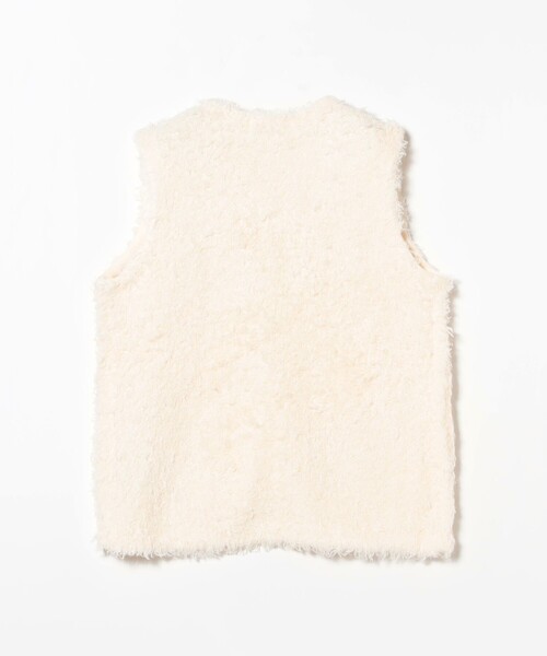 B:MING by BEAMS（ビーミングバイビームス）の「シャギー ニット ベスト（S～M）（ベスト・レディース・ブラウン/オフホワイト・MEDIUM/SMALL）」の20枚目の写真