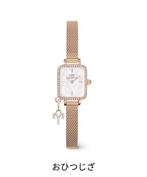 Daniel Wellington | Quadro Mini Crystal Zodiac Sterling 15.4x18.2MM レーディス腕時計 ローズゴールド(アナログ腕時計)