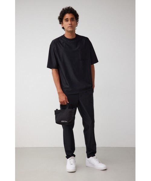 AZUL by moussy（アズールバイマウジー）の「キャンバス2WAYミニバッグ（ハンドバッグ・メンズ・ライトブルー/ブラック/カーキ/チャコールグレー/オフホワイト/マジェンタ・FREE）」の14枚目の写真