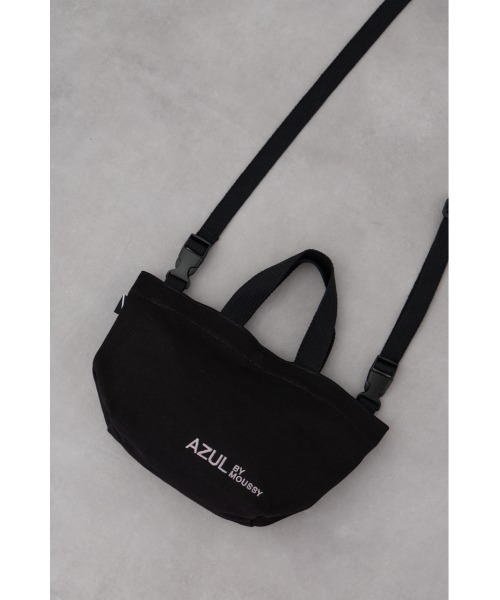 AZUL by moussy（アズールバイマウジー）の「キャンバス2WAYミニバッグ（ハンドバッグ・メンズ・ライトブルー/ブラック/カーキ/チャコールグレー/オフホワイト/マジェンタ・FREE）」の15枚目の写真