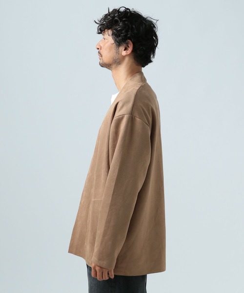 BAYFLOW(ベイフロー)の「クラフトスエードカーディガン(カーディガン/ボレロ・メンズ・ブラウン/ブラック・LARGE/MEDIUM)」の8枚目の写真