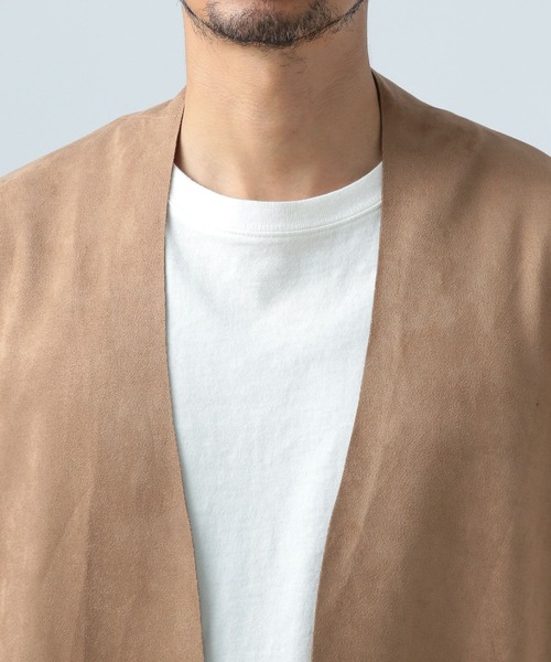 BAYFLOW(ベイフロー)の「クラフトスエードカーディガン(カーディガン/ボレロ・メンズ・ブラウン/ブラック・LARGE/MEDIUM)」の10枚目の写真