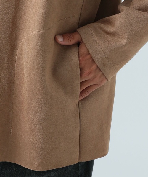 BAYFLOW(ベイフロー)の「クラフトスエードカーディガン(カーディガン/ボレロ・メンズ・ブラウン/ブラック・LARGE/MEDIUM)」の13枚目の写真