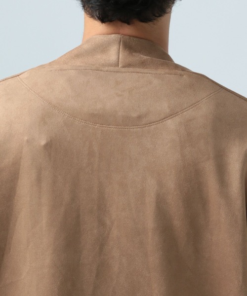 BAYFLOW(ベイフロー)の「クラフトスエードカーディガン(カーディガン/ボレロ・メンズ・ブラウン/ブラック・LARGE/MEDIUM)」の14枚目の写真