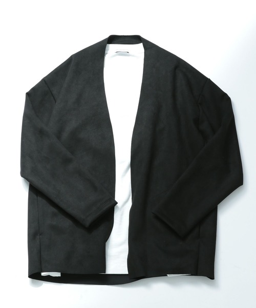 BAYFLOW(ベイフロー)の「クラフトスエードカーディガン(カーディガン/ボレロ・メンズ・ブラウン/ブラック・LARGE/MEDIUM)」の18枚目の写真