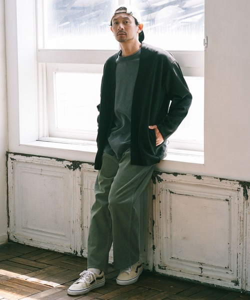 BAYFLOW(ベイフロー)の「クラフトスエードカーディガン(カーディガン/ボレロ・メンズ・ブラウン/ブラック・LARGE/MEDIUM)」の19枚目の写真
