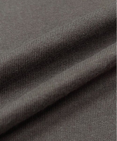 ad thie(アドティエ)の「ロゴ刺繍 ショート丈ロングTシャツ(Tシャツ/カットソー・レディース・ピンク/チャコール/ブラック/オフホワイト・FREE)」の11枚目の写真