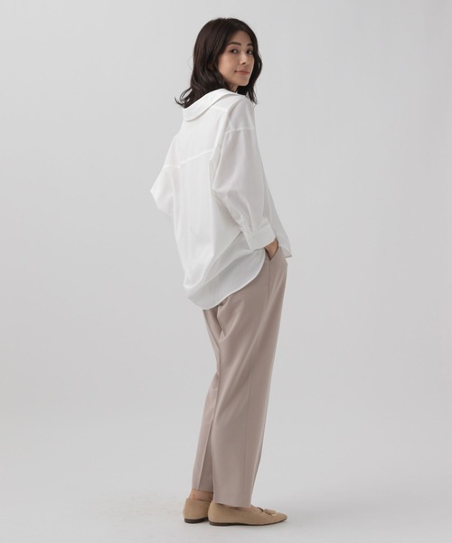 セール】アイロンいらずスキッパーシャツ/140979（シャツ/ブラウス